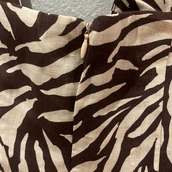 Rumer x Revolve Cyrus Maxi Zebra Print Linen Dress - Picture 11 of 13
